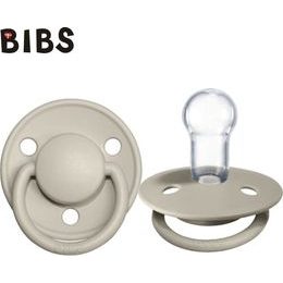 BIBS DE LUX - Silikonový dudlík, 0 - 36 m, pískový