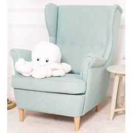 Plyšová chobotnice Monty 60 cm - bílá