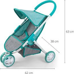 Dětský golfový kočárek pro panenky Milly Mally Susie Prestige Mint