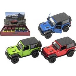 Auto Kinsmart Jeep Wrangler 2018 pevná střecha - mix 4 barvy