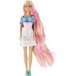 Panenka s dudlíkem v růžových šatičkách a kabátku, 35 cm