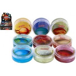 Sliz - hmota planety sluneční soustava - mix barev