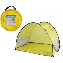 Stan plážový s UV filtrem - samorozkládací - obdelník žlutý