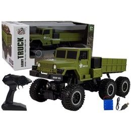 Nákladní auto 6x6 na dálkové ovládání Army Truck zelené 1:12