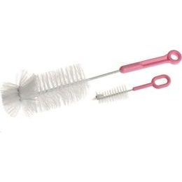 Akuku Kojenecká láhev s obrázkem bílá 250 ml dortík