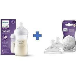 SCY903/01 + SCY964/02 BUTELKA NATURAL 260ML + SMOCZEK NATURAL 2 szt PROMOCJA -20%