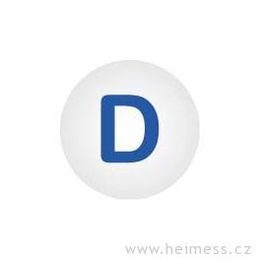 D - zacvakávací korálek, polovina