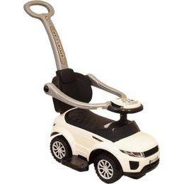 SMONTOVÁNO Odrážedlo Range Rover s vodící tyčí 3v1 bílé