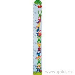 Dětský dřevěný metr - trpaslíci, 99 cm