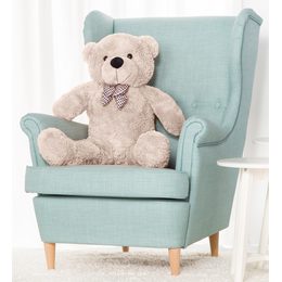 Plyšový medvěd Kvído 90 cm šedý