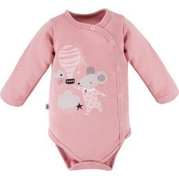 EEVI Kojenecké body s dlouhým rukávem Mellow růžová 62 (3-6m)