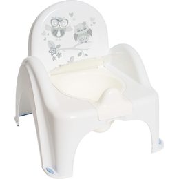 Dětský nočník s poklopem Sovy bílý