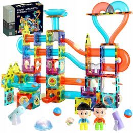 Doris magnetická svítící stavebnice se skluzavkou Light Magnetic 202 dílů