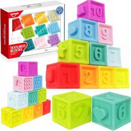 Haunger senzorické kostky pro nejmenší Textured Blocks 10 kusů