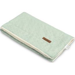 Dětská vyšívaná deka 80X100, světlé mátová