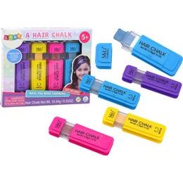 Křídy na barvení vlasů 4ks