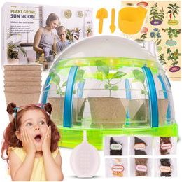 Sestava malý zahradník se skleníkem a osvětlením Sun Room