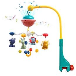 ROZBALENO Kolotoč nad postýlku se zvířátky a projektorem Bed Bell