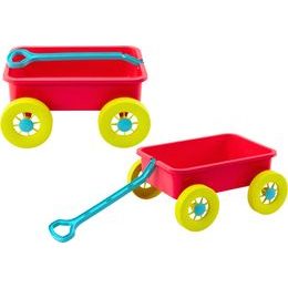 Vozík na hračky na písek - pastelově růžová