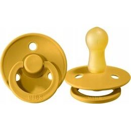 BIBS DE LUX - Silikonový dudlík, 0 - 36 m, vanilkový