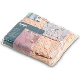 Dětská vyšívaná deka 80X100, světlé mátová