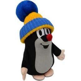 Krtek s kulichem modro-žlutým - Baby stojící