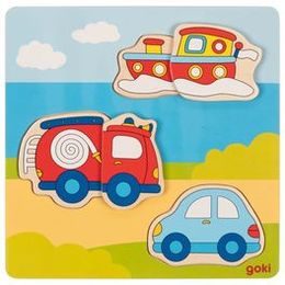 Dopravní autíčka - 3D puzzle pro nejmenší, 5 dílů
