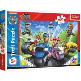 Puzzle Tlapková patrola na motorkách/Paw patrol - 100 dílků