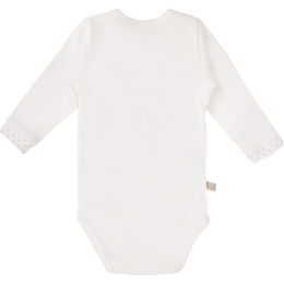 EEVI Kojenecké body s dlouhým rukávem Newborn bílá 56 (0-3m)