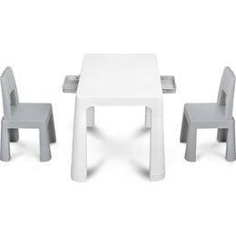 Dětský stůl Monti + 2 židle růžový