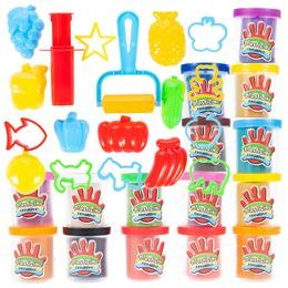 Modelovací plastelína pro děti s 16 formičkami 15 barev Creative Doh