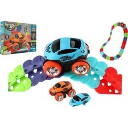Barevná Autodráha 92 ks + auto na baterie