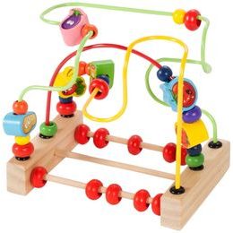 Dřevěný edukační labyrint Wooden Beads