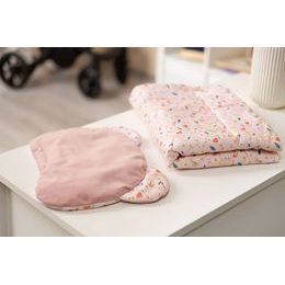 Sada do kočárku Sensillo Velvet s volánky - sladké sny