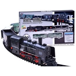 Mini vláčkodráha na baterie se světlem Rail King