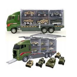 Vojenský nákladní automobil/transportér + 6 aut