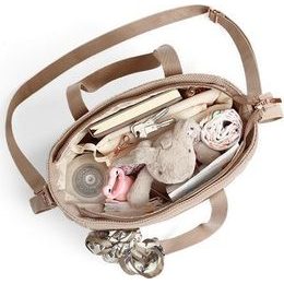 Taška/kabelka na kočárek - prošívaná CARETERO černá