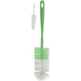 Baby Ono Kartáček na láhev a dudlík s mini kartáčkem, zelený