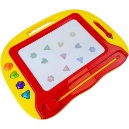 Oboustranná magnetická tabule s doplňky -modro/růžová