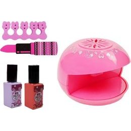 Sada dětské kosmetiky v kufříku + zrcátko a UV LED lampa