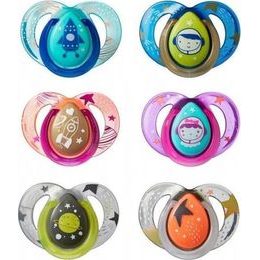 Tommee Tippee Šidítko C2N silikon night 2ks 6-18m