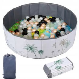 Suchý bazén s míčky 100 ks béžová palma