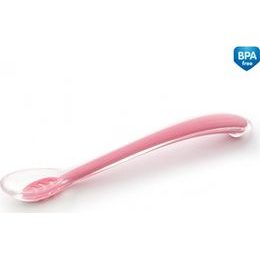 Canpol Babies Canpol babies Silikonová lžička měkká Lísteček - růžová
