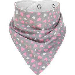 Kojenecký šátek na krk bryndáček Akuku Srdíčka