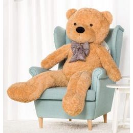 Plyšový medvěd Kvído 160 cm béžový