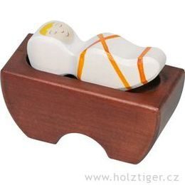 Jezulátko (série III) - dřevěná postavička do betlému