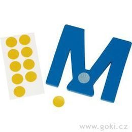 Lepící body na písmena, 10 ks