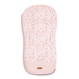 Podložka do kočárku Sensillo Velvet houpací koník růžová