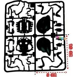 Hnědá housenka vyhýbajícím se překážkám