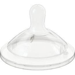 Chicco Dudlík na láhev Natural Feeling silikon na kaši 2ks, 6m+